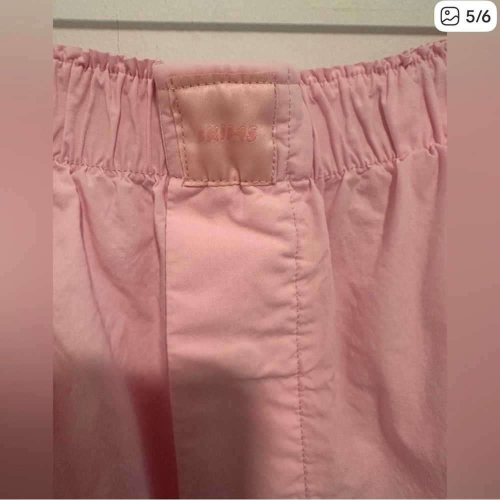 Skims Cotton Poplin Unisex Pajama Pants Sz large, like new - Picture 5 of 6